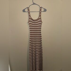 Bodycon stripped dress